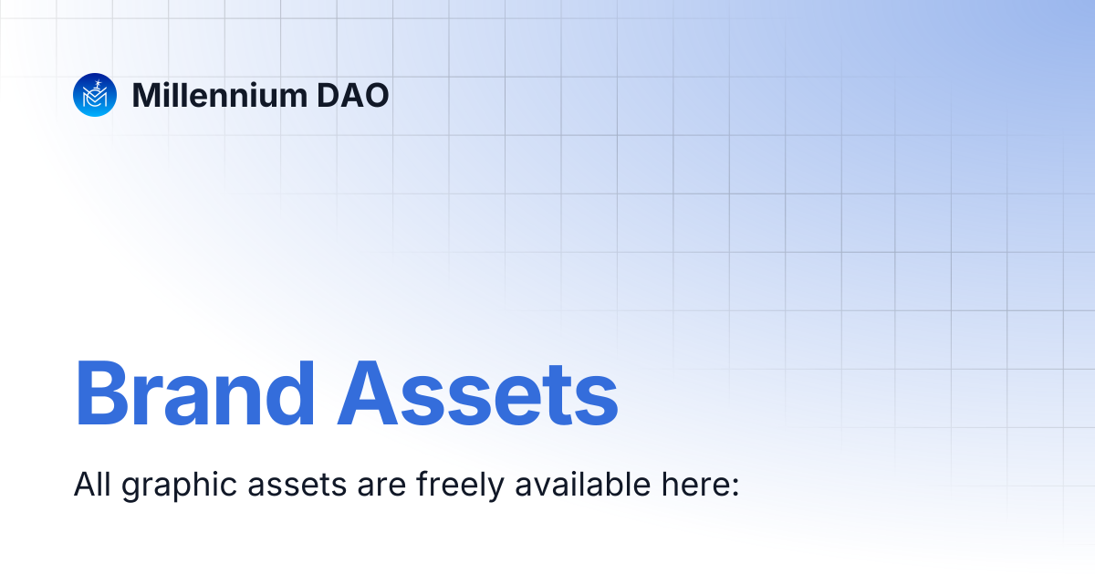 Brand Assets | Millennium DAO